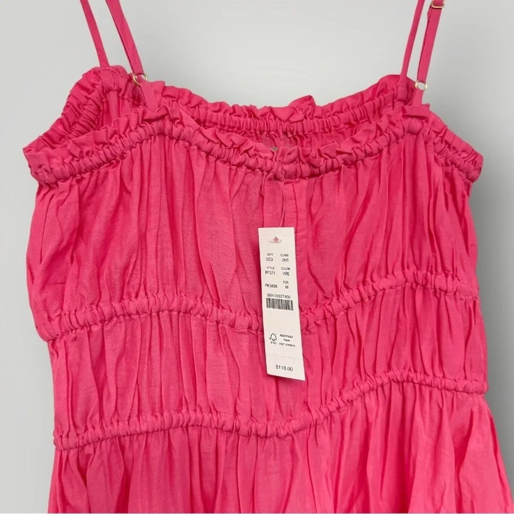 J.‎ Crew Tie-front voile cover-up midi dress Sz M